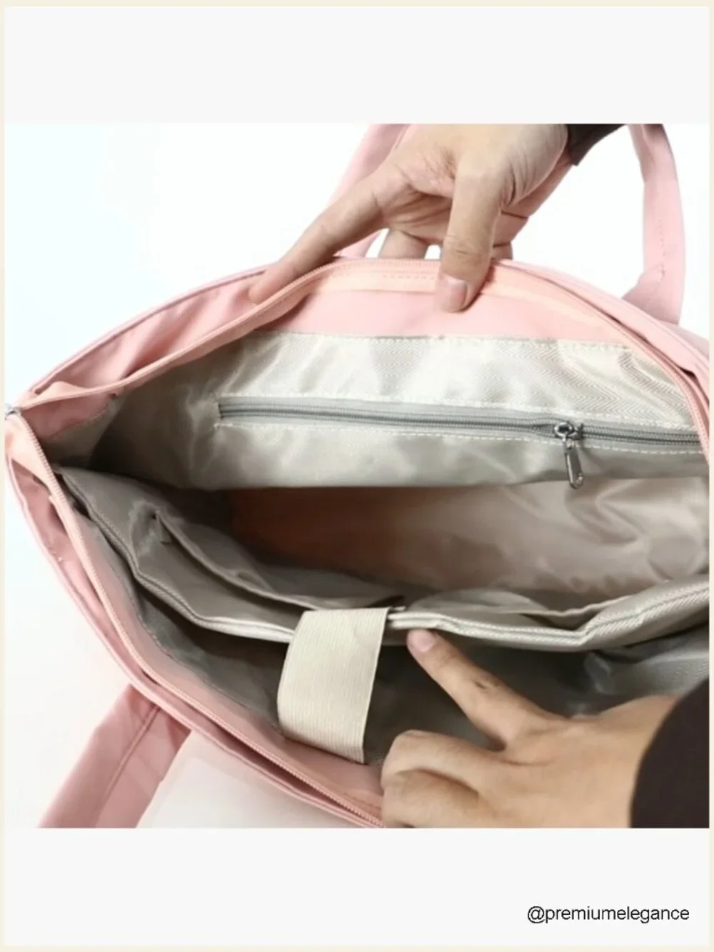 Lightweight Puffer Tote Bag with Compartments, Quilted Shoulder Handbag for